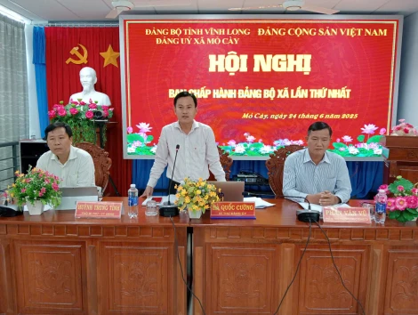 Hội nghị Ban Thường vụ, Ban Chấp hành Đảng bộ xã Mỏ Cày