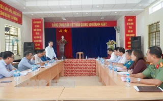 Phó bí thư Thường trực Tỉnh ủy Trần Thanh Lâm kiểm tra công tác vận hành mô hình chính quyền 2 cấp