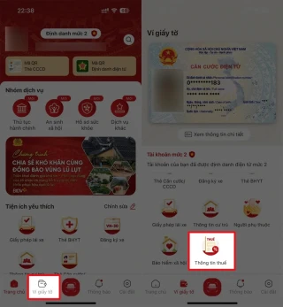 Cách tích hợp mã số thuế cá nhân vào VNeID