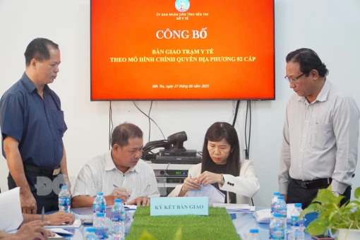 Bàn giao Trạm Y tế xã, phường theo mô hình chính quyền địa phương hai cấp