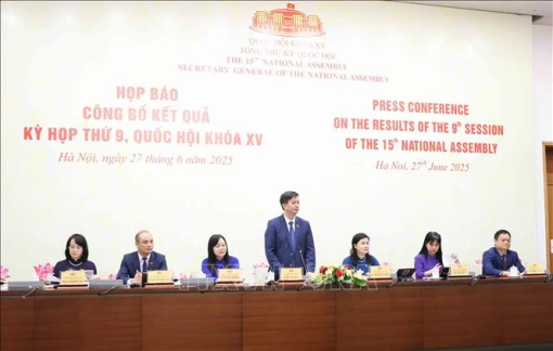 Họp báo công bố kết quả Kỳ họp thứ 9, Quốc hội khóa XV