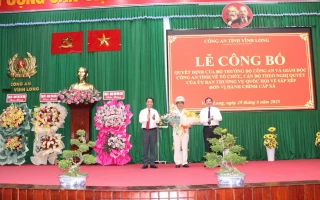Đại tá Nguyễn Thanh Hải giữ chức Giám đốc Công an tỉnh Vĩnh Long