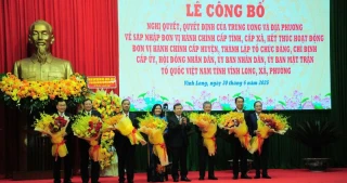 Đồng chí Ngô Chí Cường làm Bí thư, đồng chí Lữ Quang Ngời làm Chủ tịch tỉnh Vĩnh Long mới
